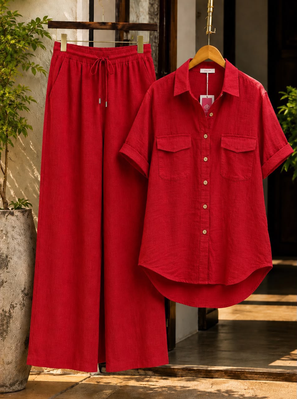 Two Piece Linen Set_4