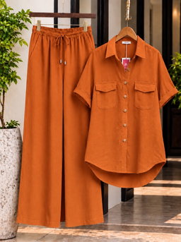 Two Piece Linen Set