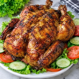 Chicken Pilau Chips & Salad