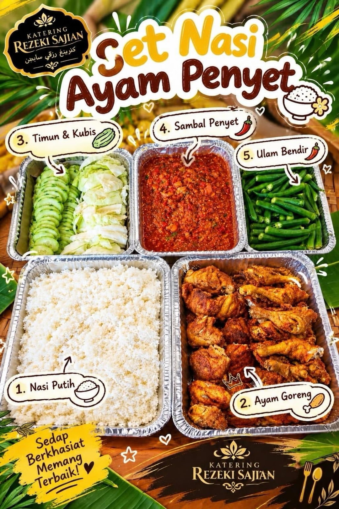 Set Nasi Ayam Penyet perpax