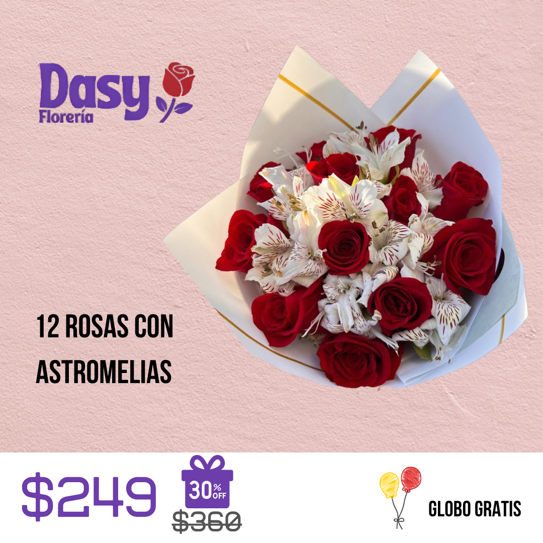 12 ROSAS CON ASTROMELIAS_0