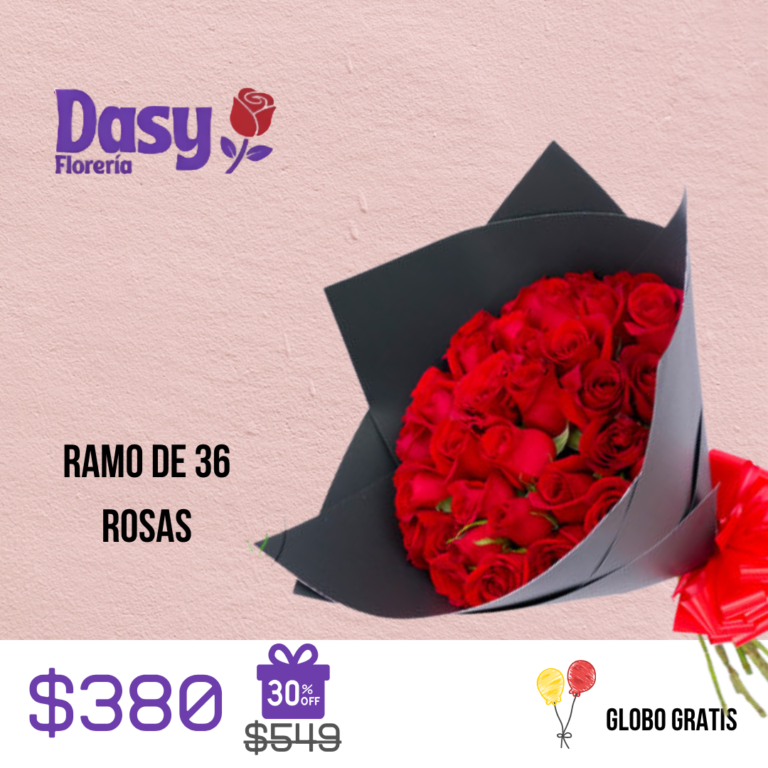 RAMO 36 ROSAS