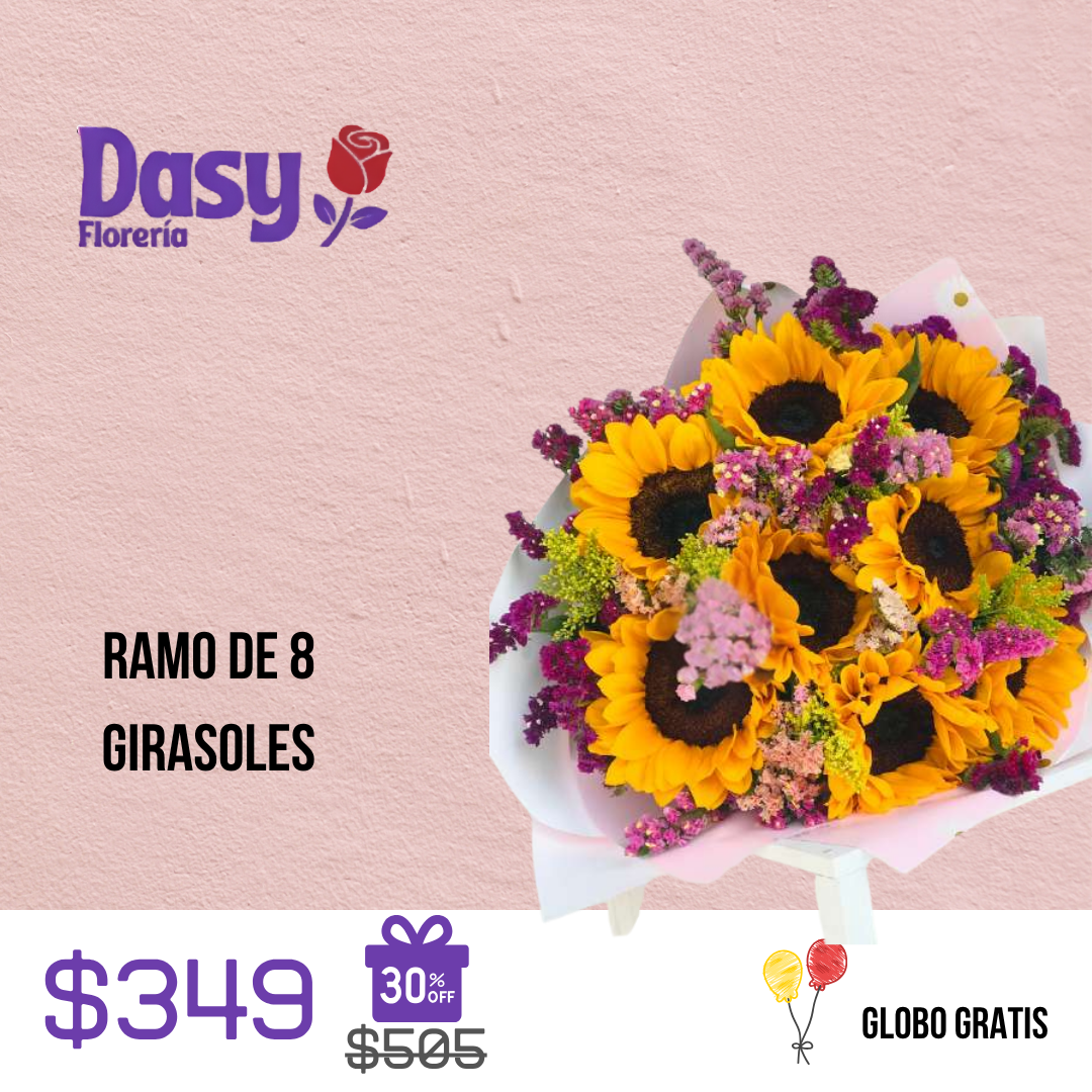 RAMO 8 GIRASOLES