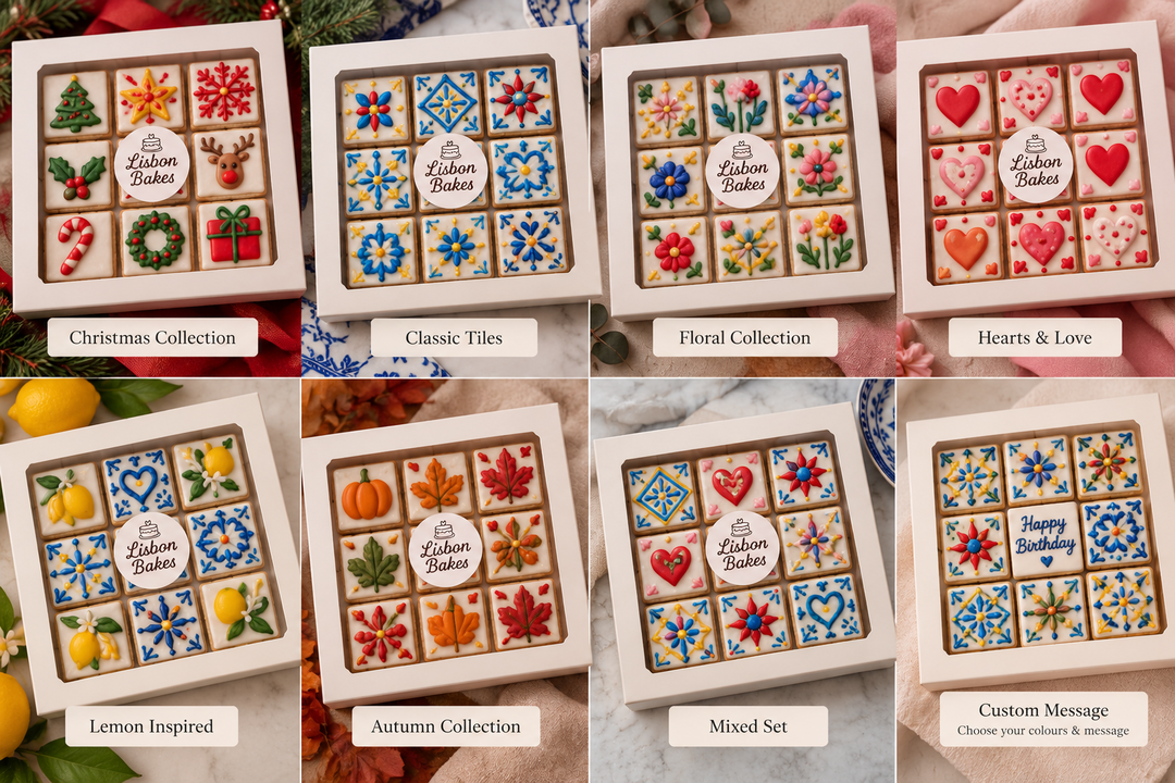 Hand-Decorated Biscuit Boxes