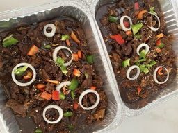 Daging masak blackpaper
