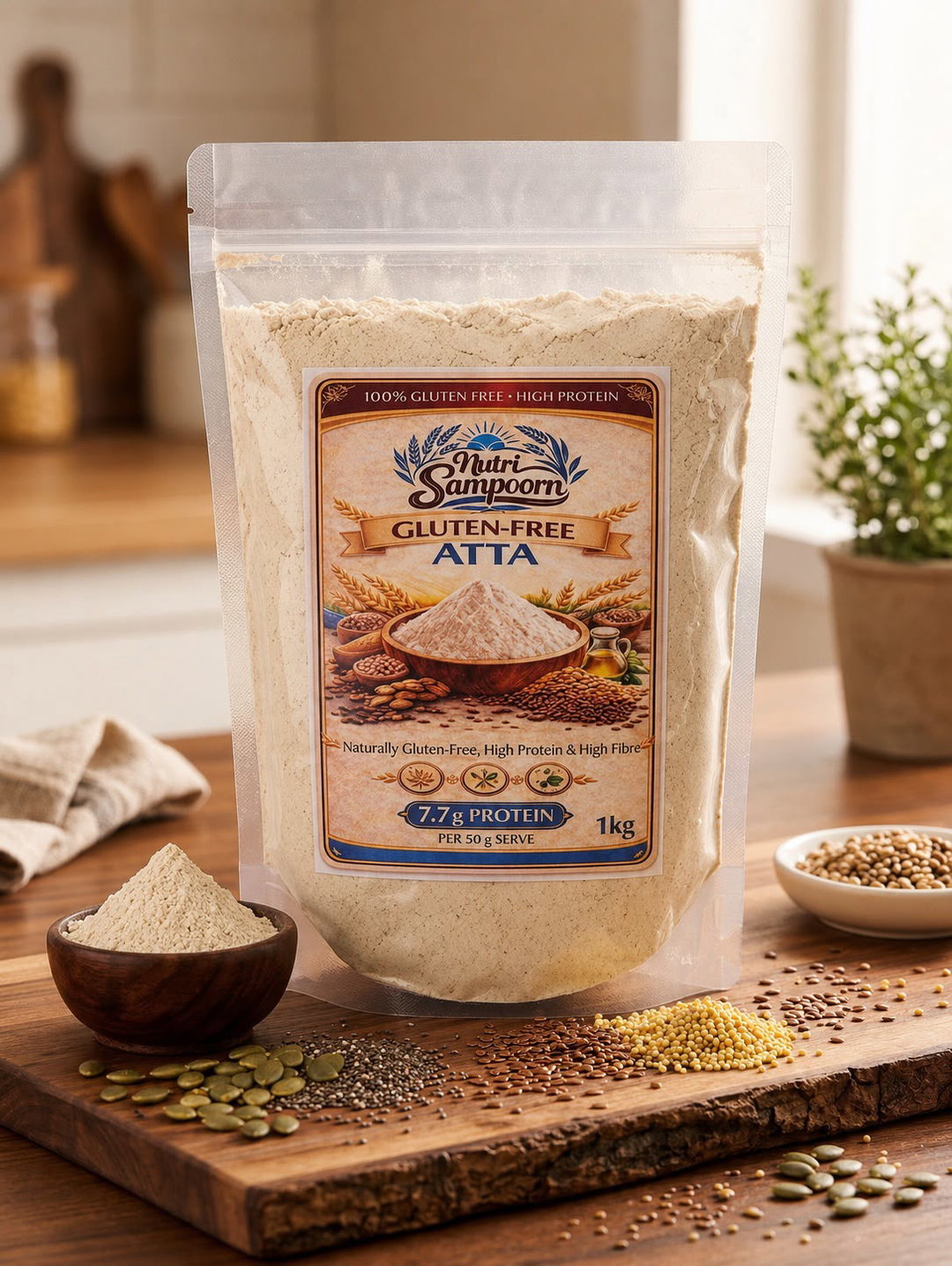 Protein-Enriched Gluten-Free Super Atta