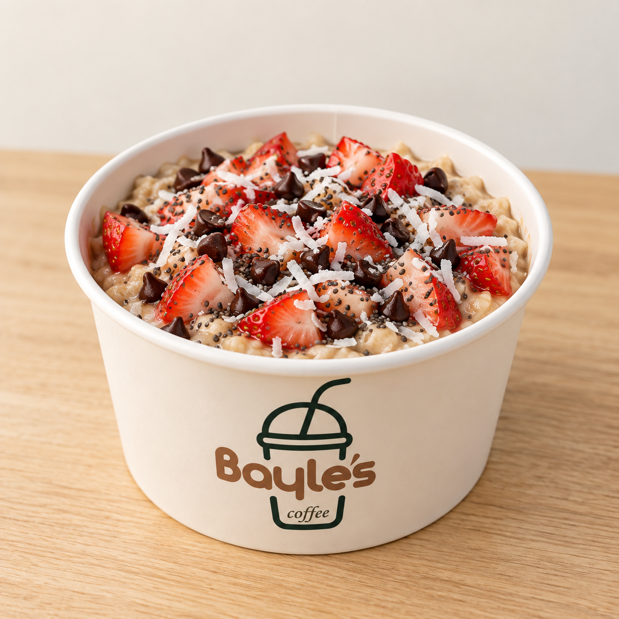 Bowl de avena con fresas_0