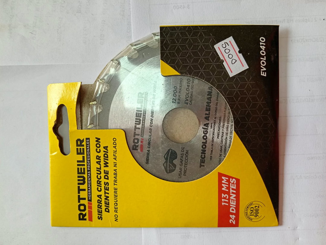 DISCO DE SIERRA 115 MM PARA MADERA