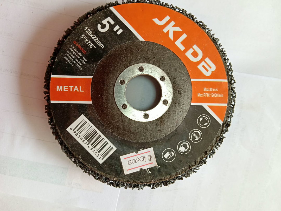DISCO DE FIBRA VULCANIZADA PARA REMOVER OXIDO O PINTURA DE 115 MM