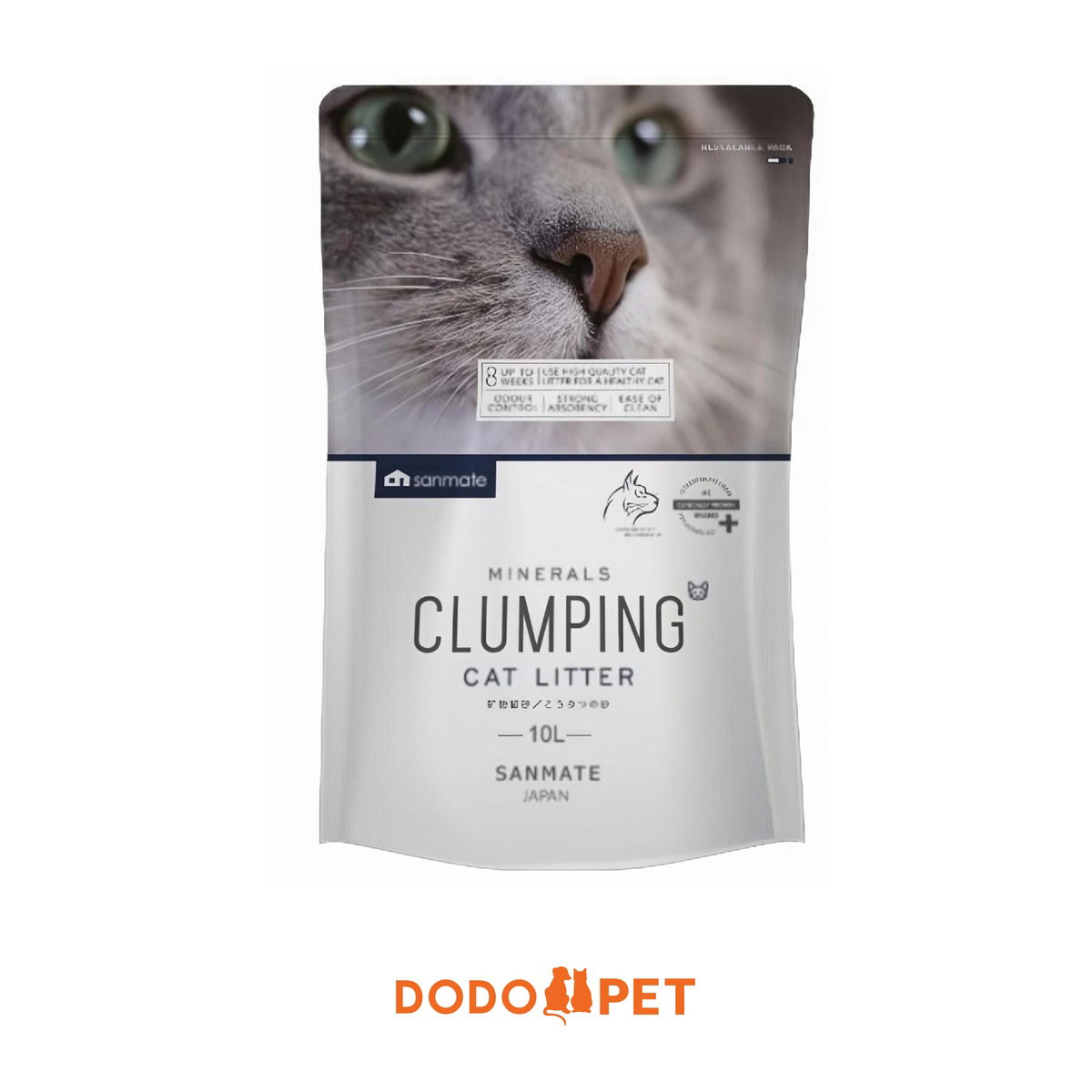 Sanking Minerals Clumping Cat Litter 10L – Up to 8 Weeks