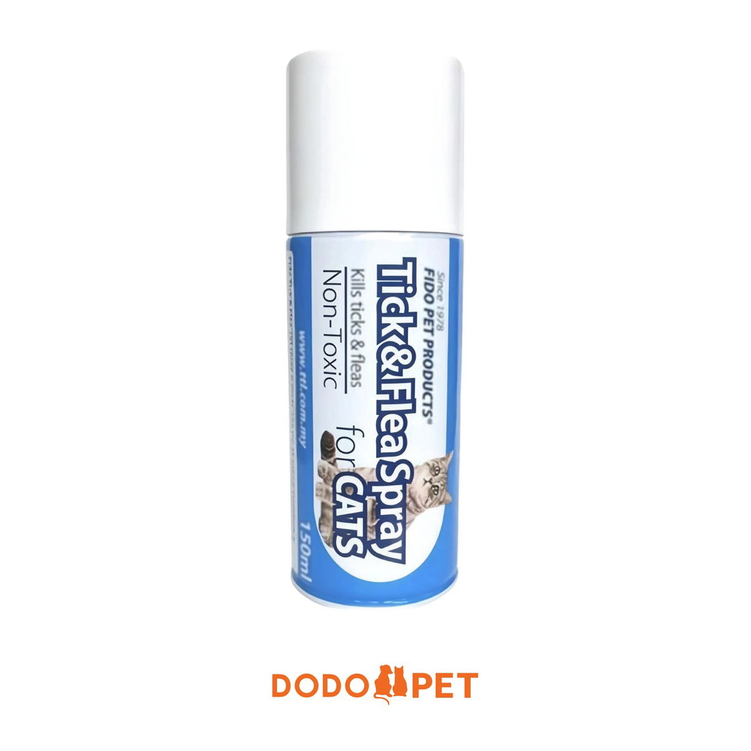 FIDO Tick & Flea Spray for Cats 150ml