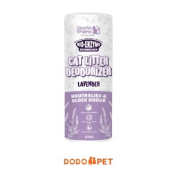Cindy & Friend Bio-Enzyme Cat Litter Deodorizer 500g – Green Tea, Lavender, Lemon Citrus