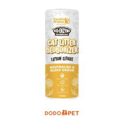Cindy & Friend Bio-Enzyme Cat Litter Deodorizer 500g – Green Tea, Lavender, Lemon Citrus