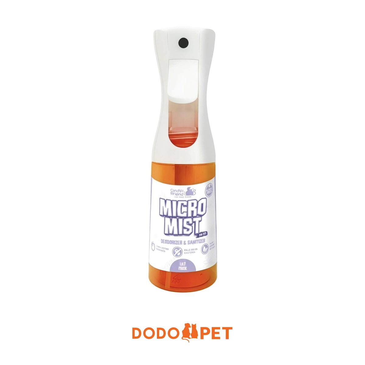 Cindy & Friend Micro Mist Pet Deodorizer & Sanitizer – Lily Musk, Vanilla Pear_1