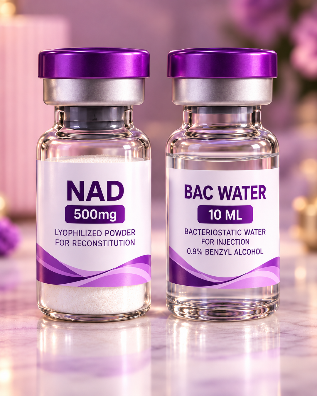NAD 500mg (Vial + 10ml Bac)