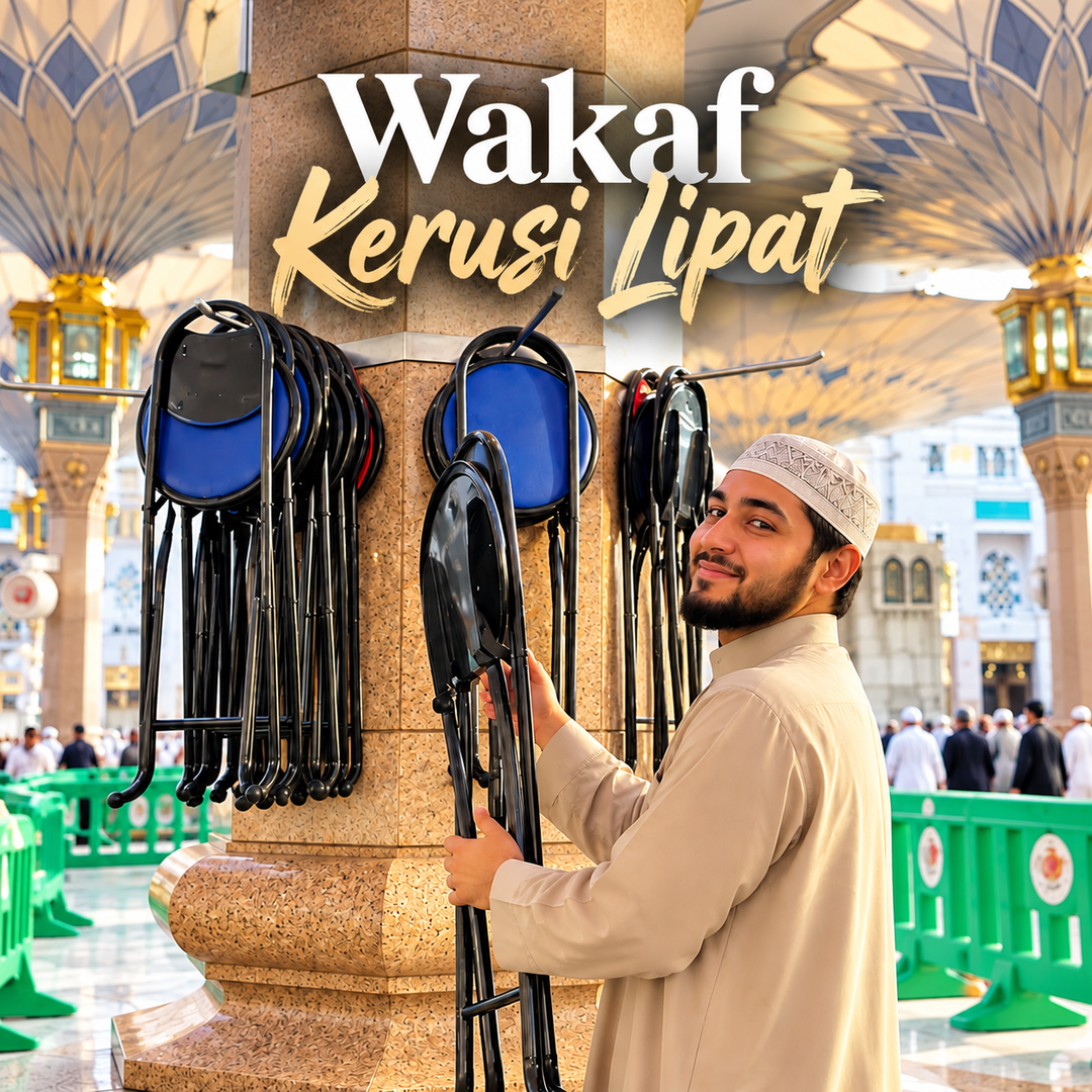 WAKAF KERUSI LIPAT - 5 sets