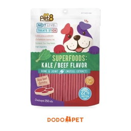 Pet8 Next Level Superfoods Dog Treats Stick 250g – 22% Protein (3 Flavours)