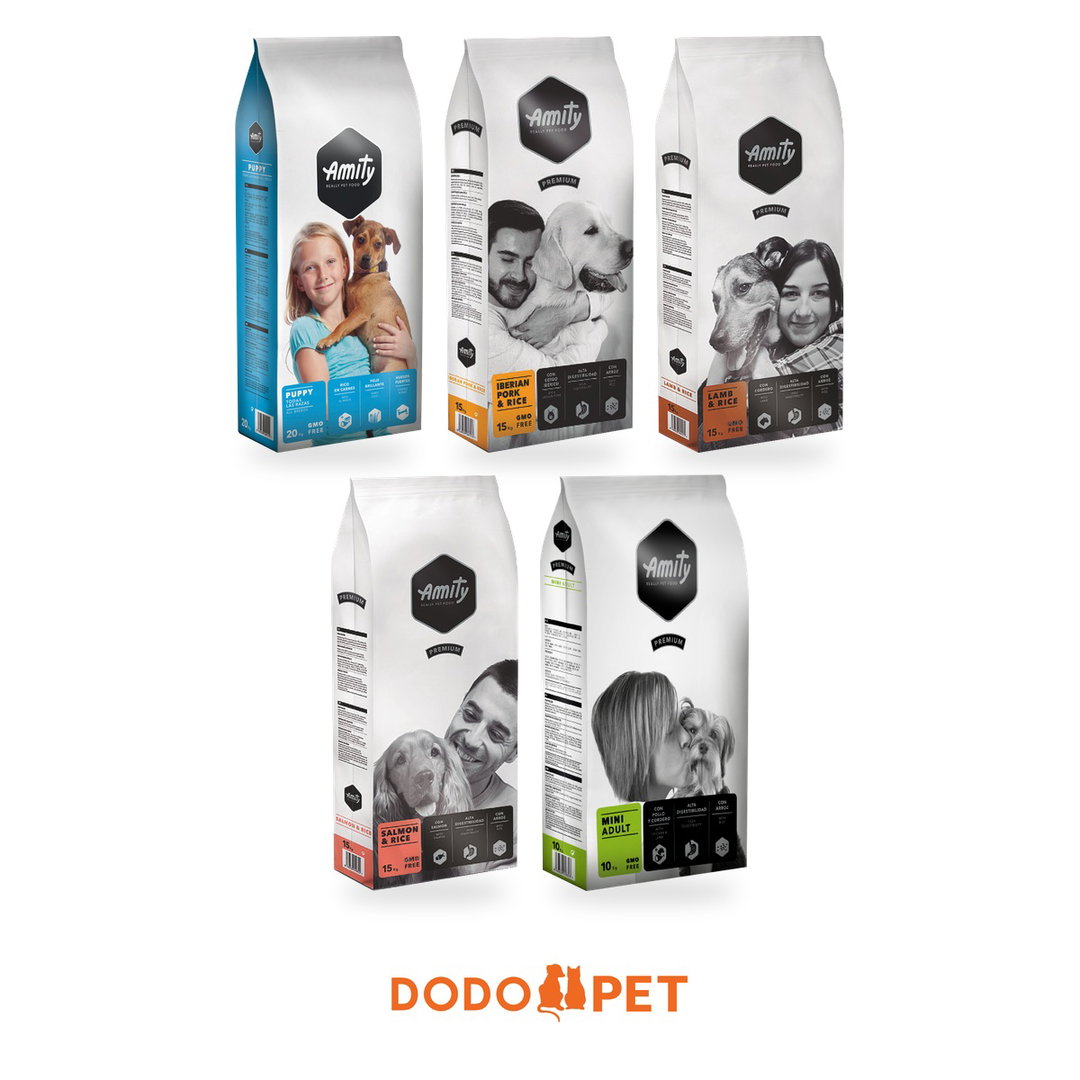 Amity Premium Dry Dog Food Large Bag – Puppy 20kg, Adult 15kg, Mini Adult 10kg