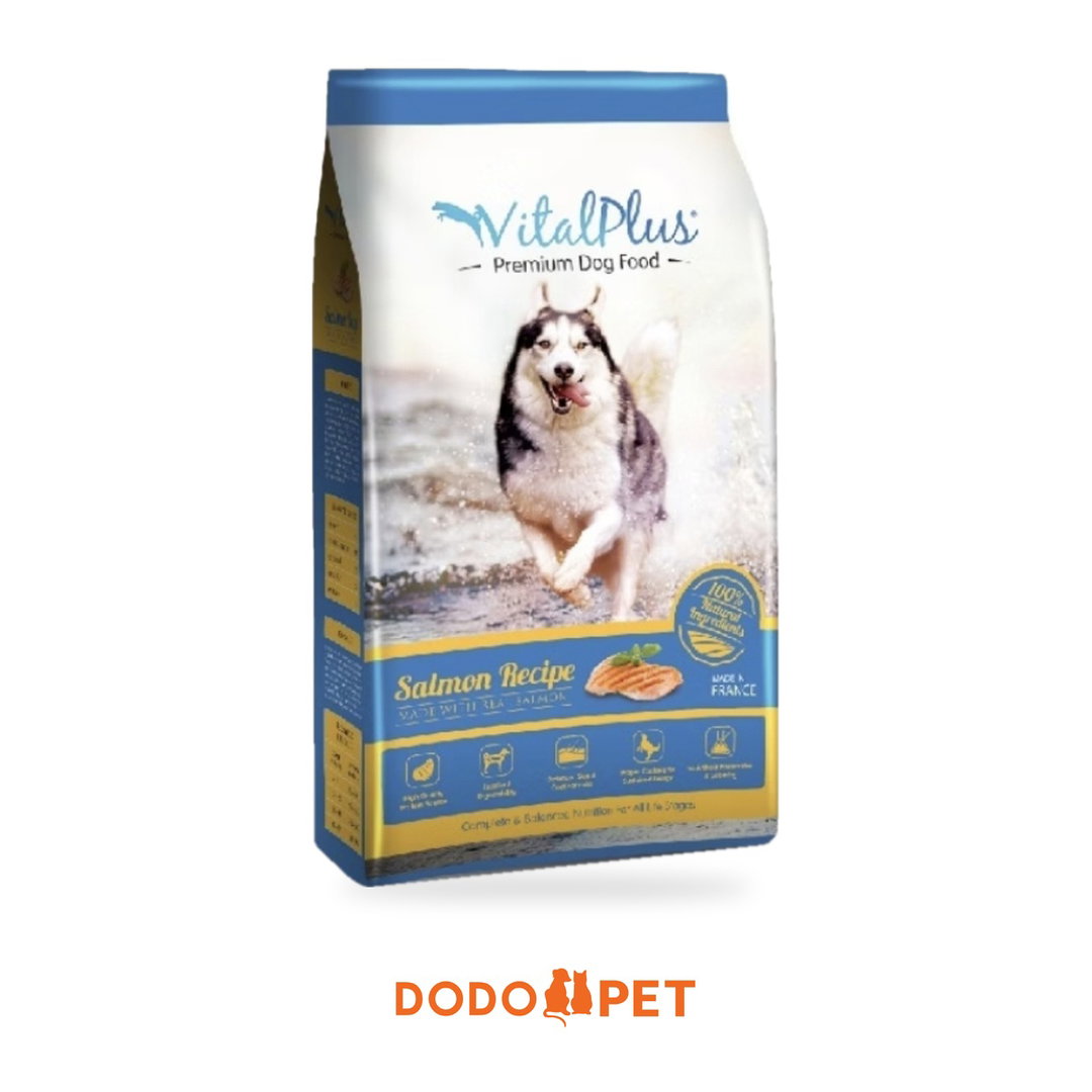 VitalPlus Premium Dry Dog Food – Salmon Recipe (4kg / 18kg)