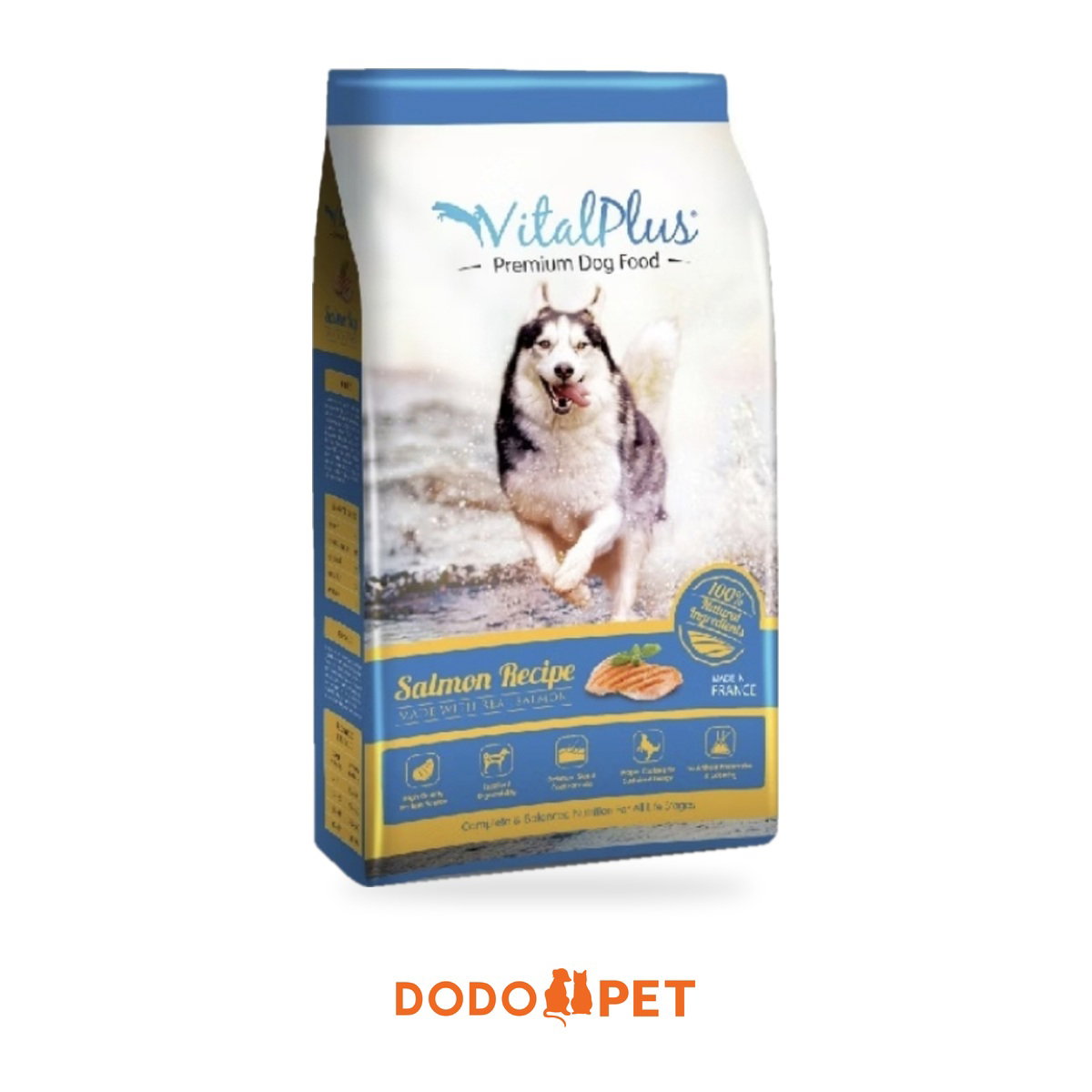 VitalPlus Premium Dry Dog Food – Salmon Recipe (4kg / 18kg)