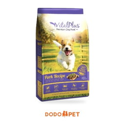 VitalPlus Premium Dry Dog Food – Pork Recipe (4kg / 18kg)