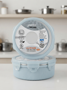 Jaypee Plus Ultima Micro.Rib Steel Container (300ml).  