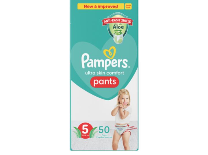 Pampers pants size 5 Jumbo pack 50 nappies 