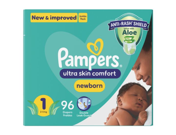 Pampers new baby size 1 Jumbo pack 
