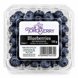 توت أزرق – جنوب أفريقيا (125 جم) / Blueberries – South Africa (125g)