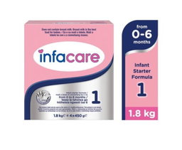 Infacare milk formula 1 1.8kg