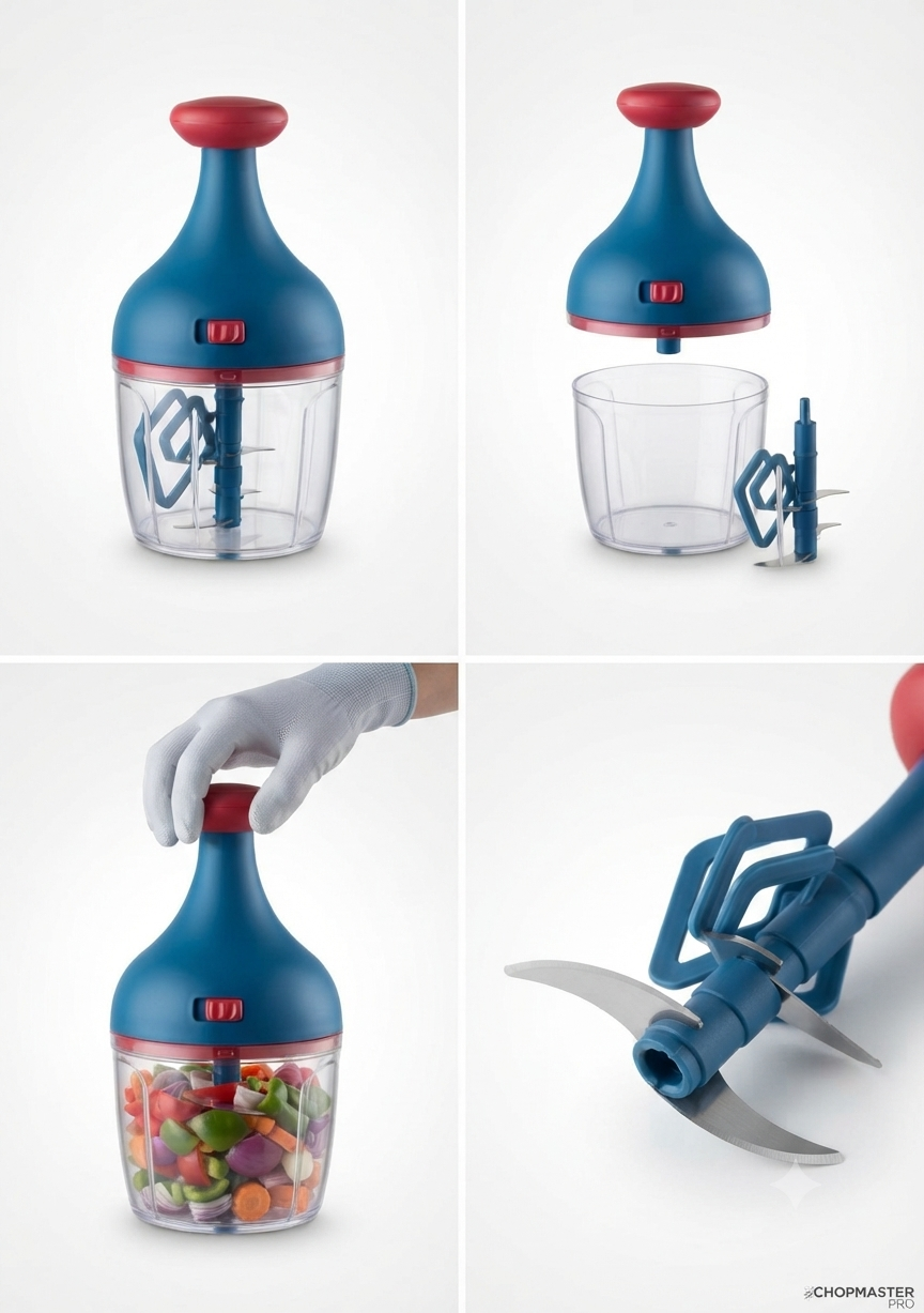 Novel Chop Master Push Chopper (900ml)_1