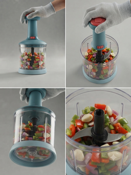 Clever push chopper (1200ml)