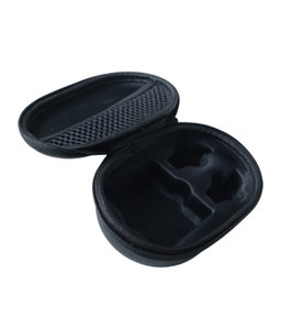 Premium Black Hard Shell Storage Case for Earbuds, Charging Cable & Adapter Organizer