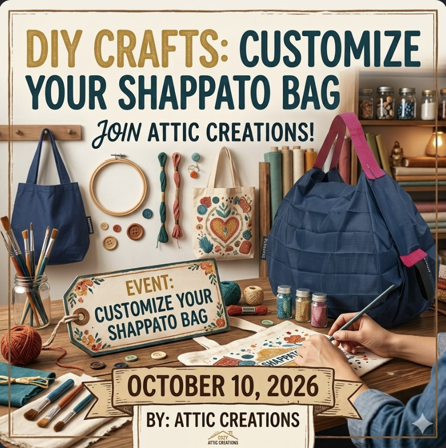 OCT 10: DIY: CUSTOMIZE YOUR SHAPPATO BAG_0