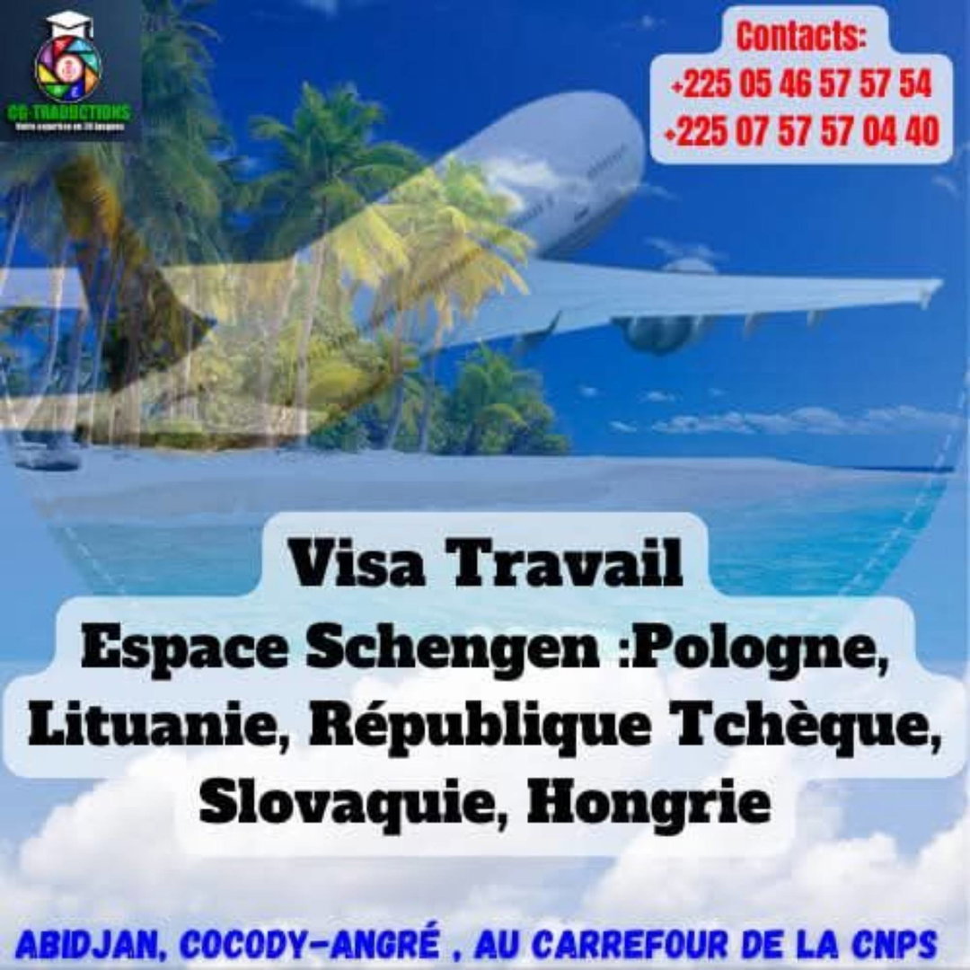 VISA TRAVAIL ESPACE SCHENGEN