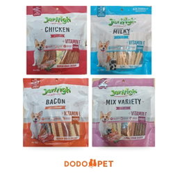 JerHigh Stix + Vitamin E Dog Treats 400g – Chicken, Milky, Bacon, Mix Variety