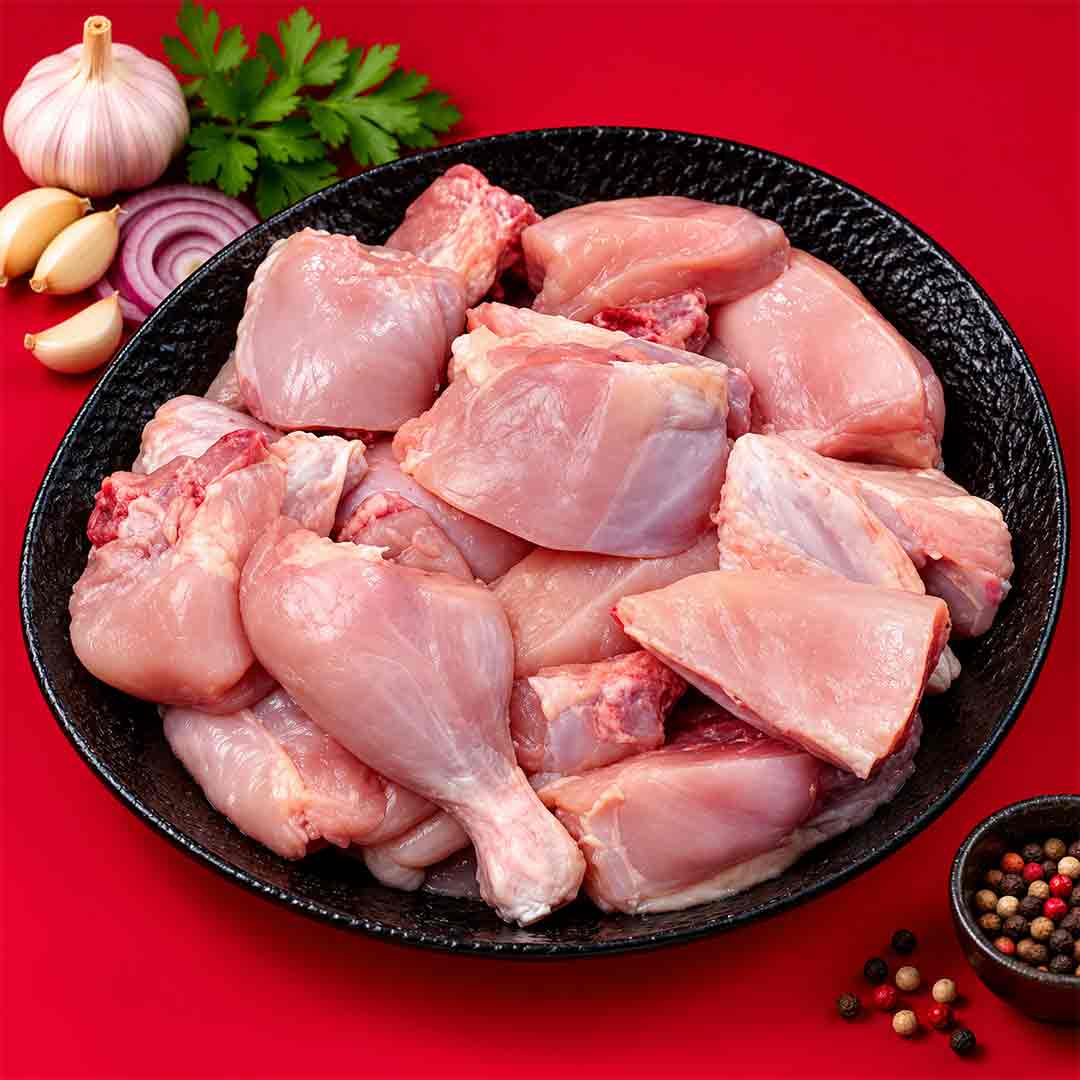 Tender Spring Chicken Curry Cut