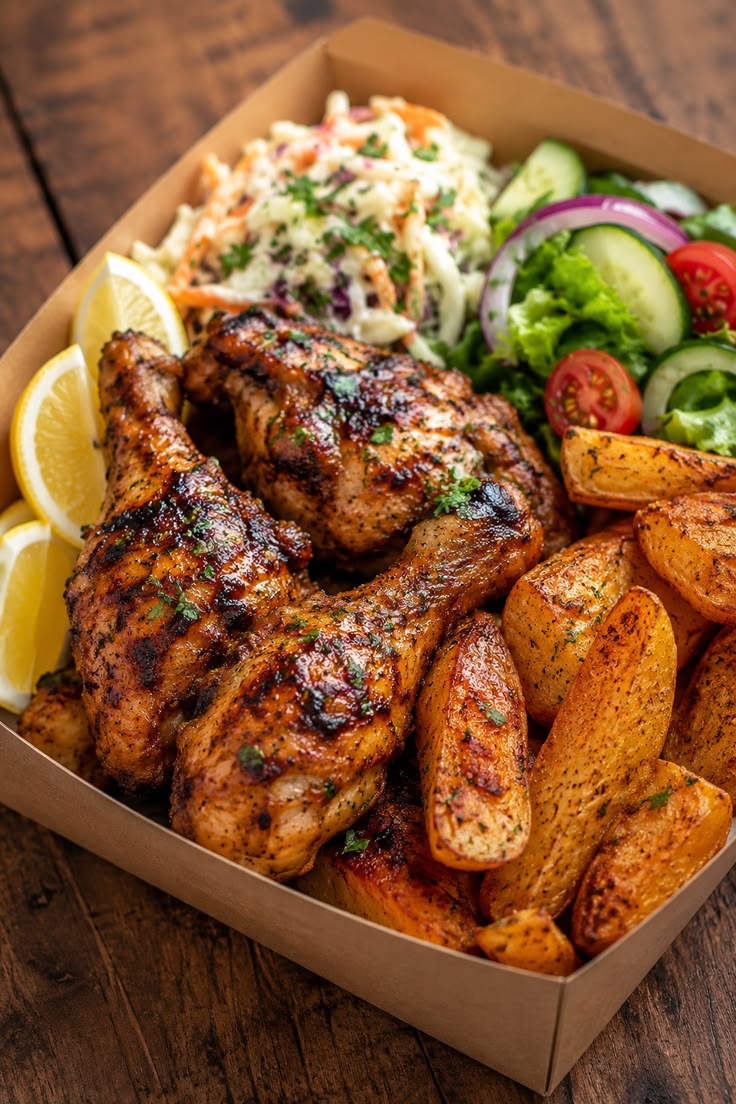 Half Chicken & Chips