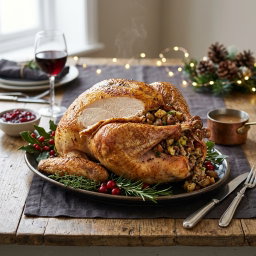 Whole Roast Turkey with Chestnut Stuffing (4–6 Pax)
