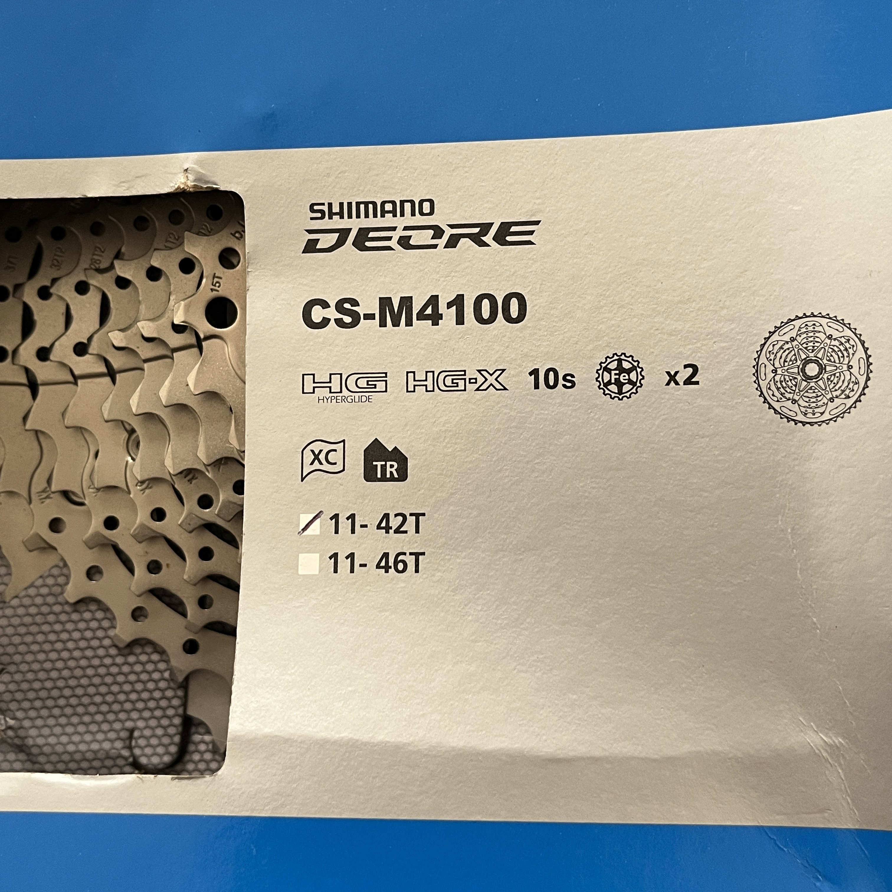 Shimano 10 Speed Cassette – Deore CS-M4100 11-42T (Neuf, Original)_6