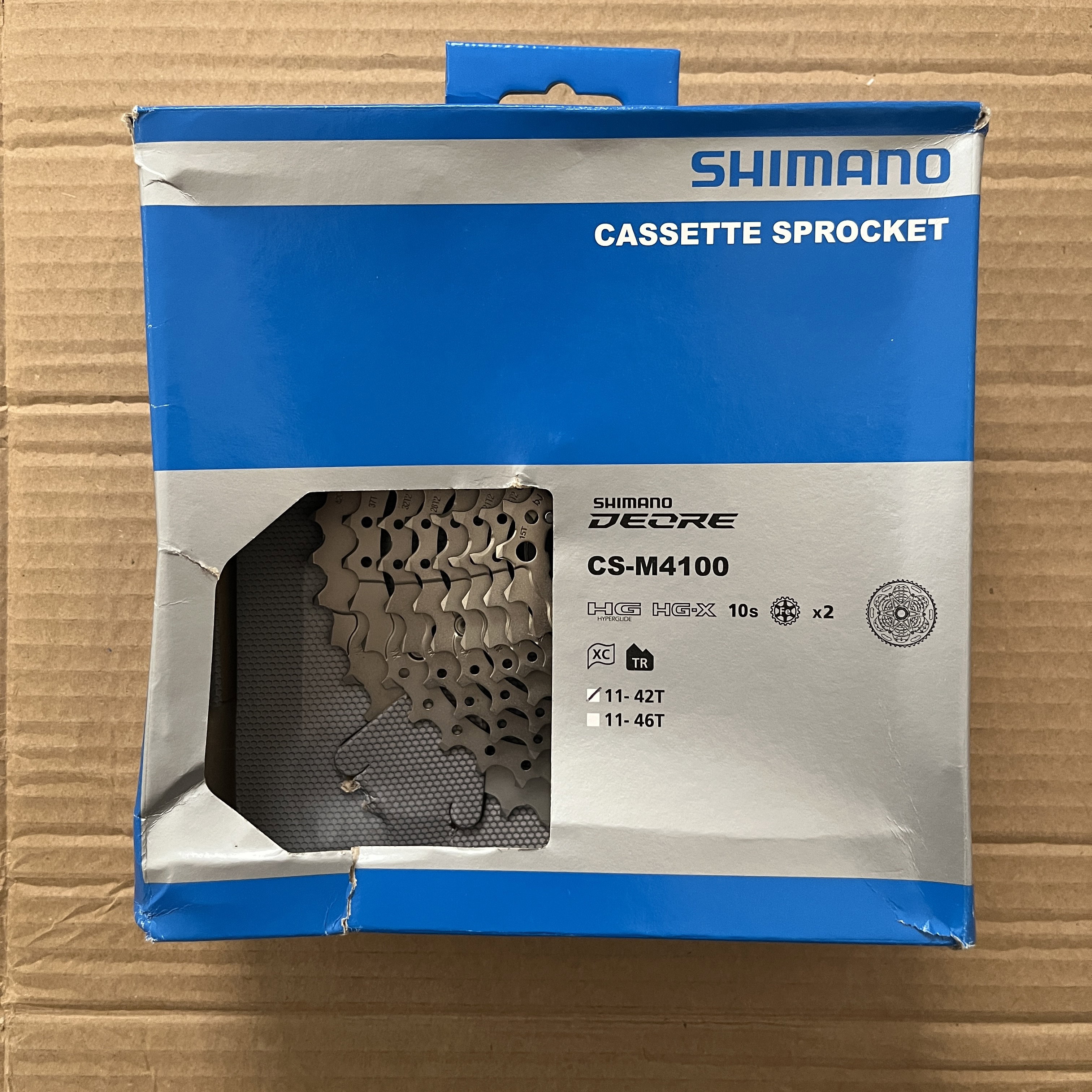 Shimano 10 Speed Cassette – Deore CS-M4100 11-42T (Neuf, Original)_5