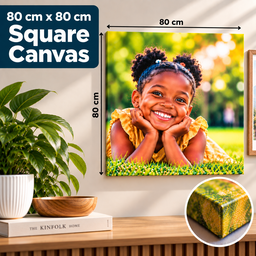 80cm x 80 cm square canvas