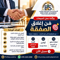 ورشة عمل المبيعات فن إغلاق الصفقة