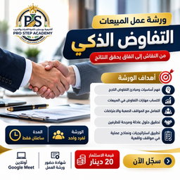 ورشة عمل المبيعات التفاوض الذكي