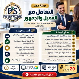 ورشة عمل التعامل مع العميل والجمهور