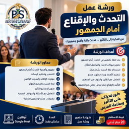 ورشة عمل التحدث والإقناع أمام الجمهور