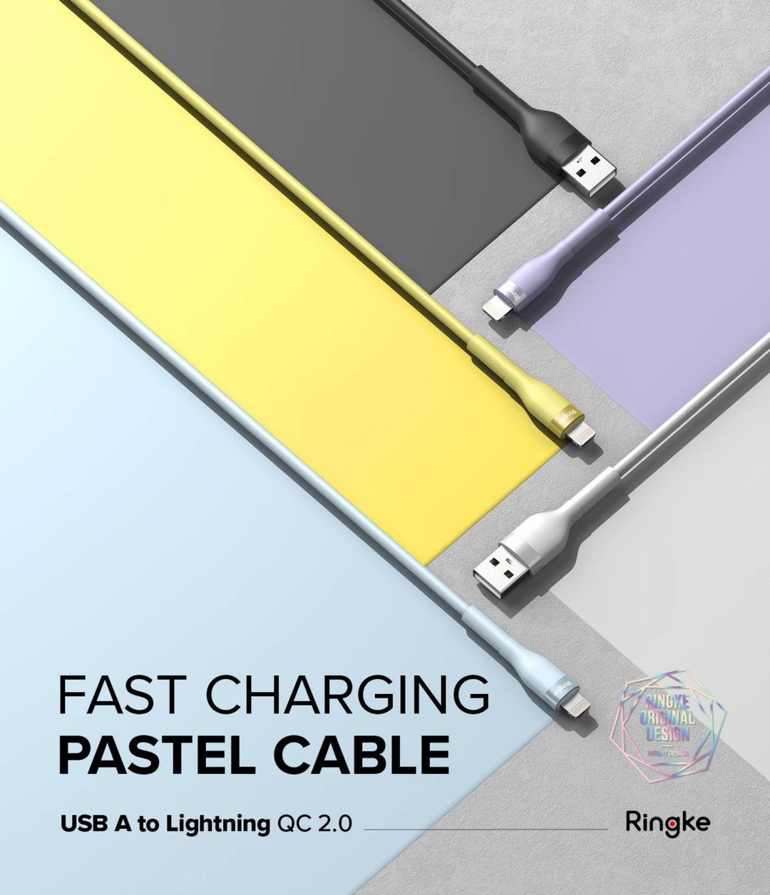 Ringke Fast Charging Pastel Cables