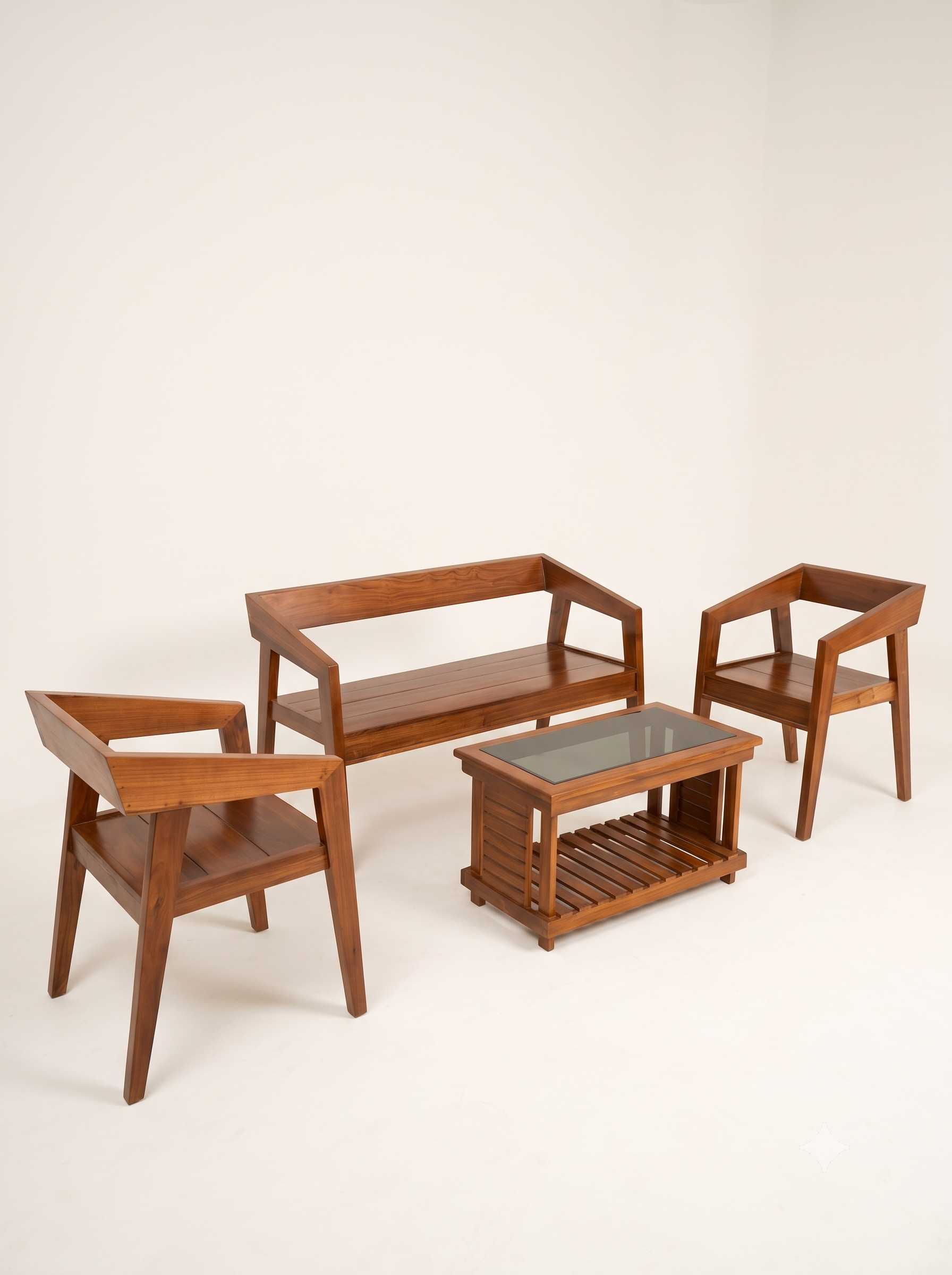 MINIMALIST WOODEN SOFA SET_0