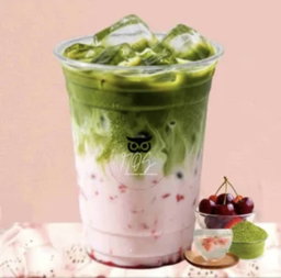Sakura Matcha Latte (M)