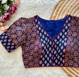 AJRAKH COTTON FRONT OPEN BLOUSE
